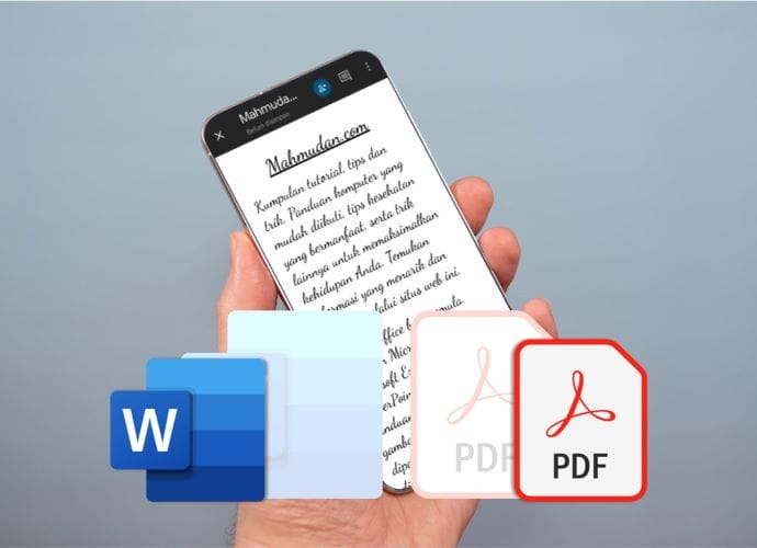 2 Cara Mudah Konversi Word ke PDF di HP Android - Tutor Gratis 2 Cara Mudah Konversi Word ke PDF di HP Android - Tutor Gratis