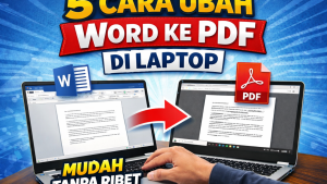 5 Cara Ubah Word ke PDF di Laptop Mudah Tanpa Ribet