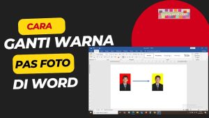 CARA Ganti Warna Background Foto Di Word - YouTube